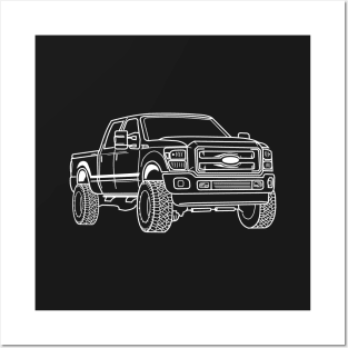 Ford F250 Raptor (2011) Posters and Art